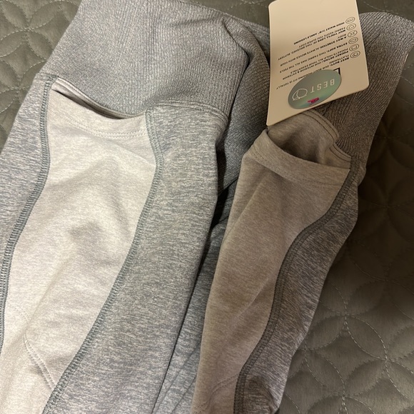 NWT Pink Cozy Leggings size Large - Picture 5 of 8